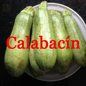 Almacenar Calabacín