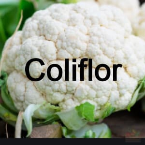 Conservar coliflor