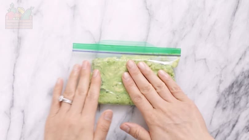Conservar aguacate en bolsa
