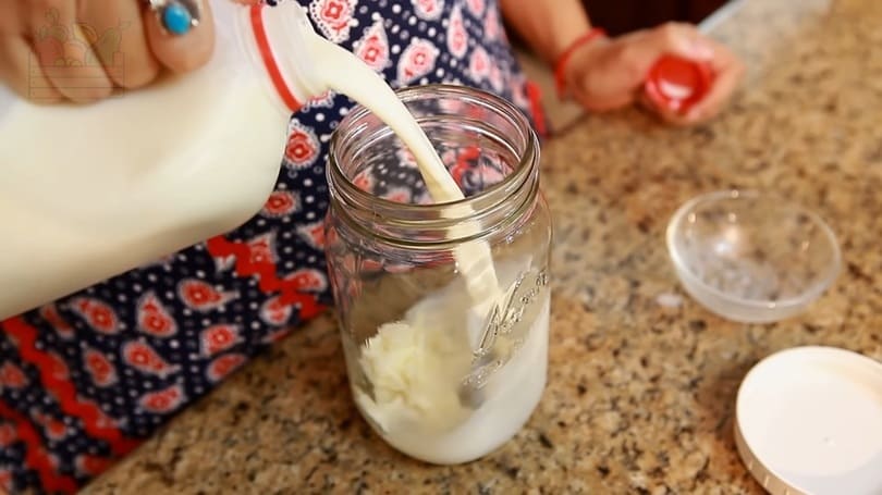 Conservar el Kéfir cubriendo de leche