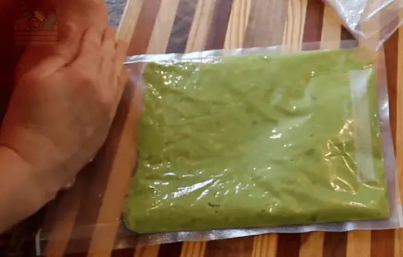 Conservar guacamole congelando en bolsa