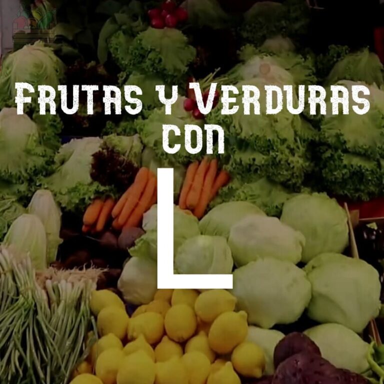 ᐅ Frutas y Verduras o vegetales que empiecen con L