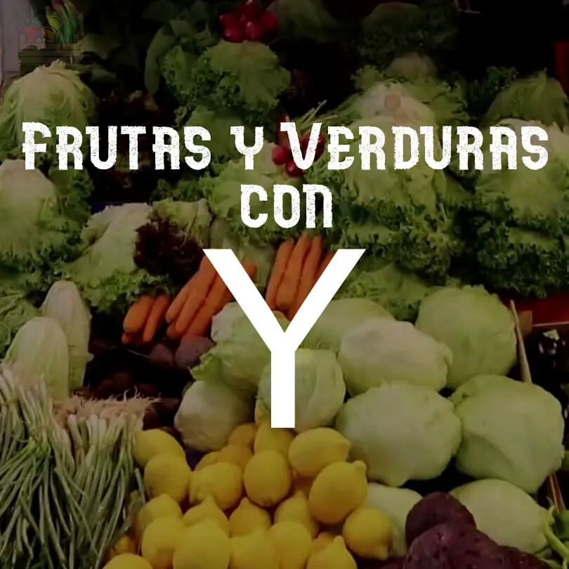 Frutas y Verduras (Vegetales) con Y